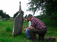 Gathabawn Graveyard Committee recording headstones